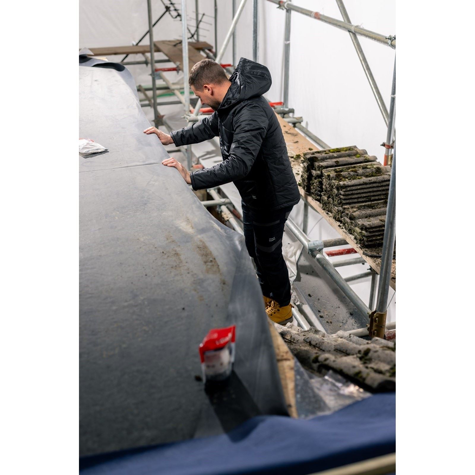 Hard Yakka Puffa 2.0 Men's Black Puffer Jacket