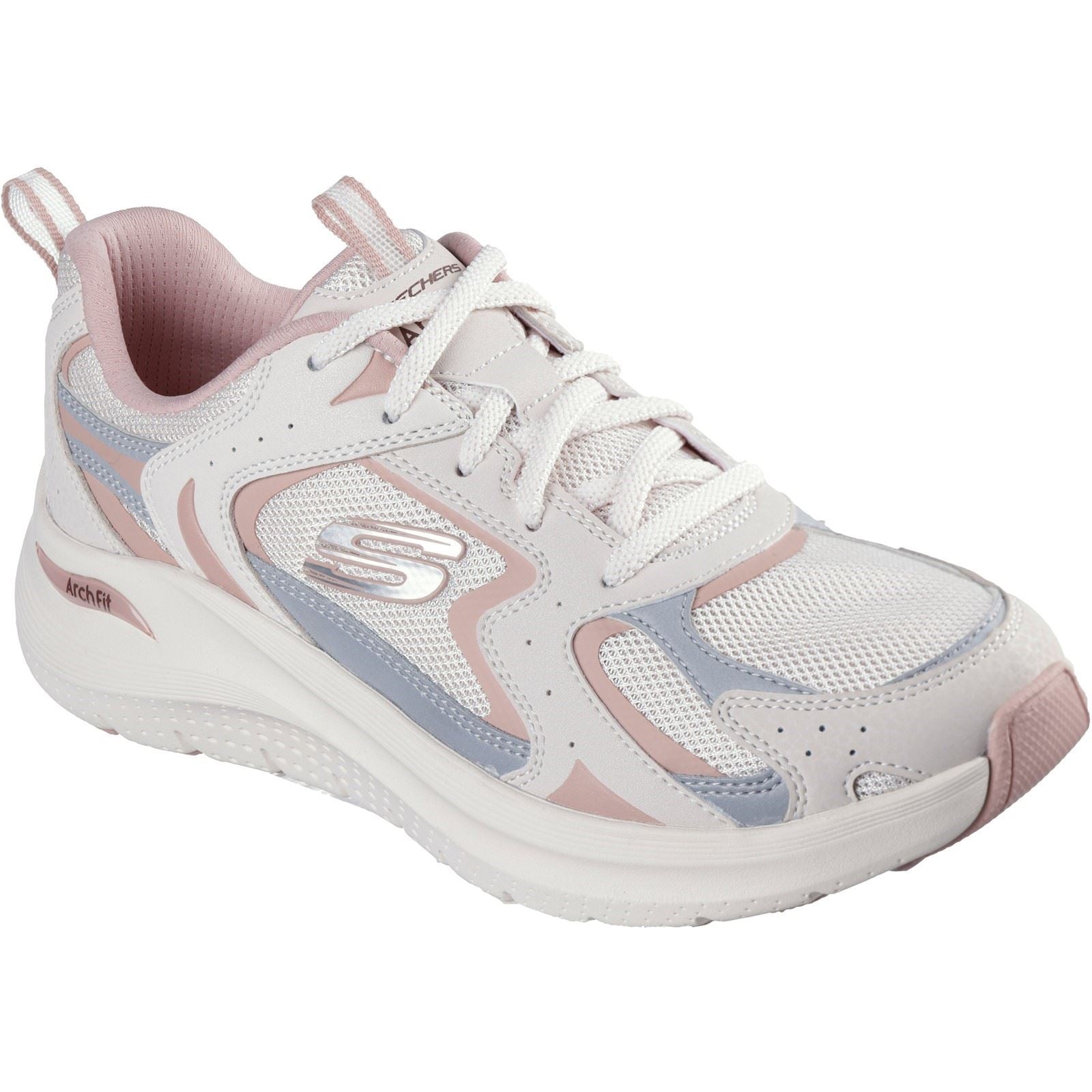Skechers Arch Fit 2.0 Vintage Luxe Leather Women's Pink Trainers