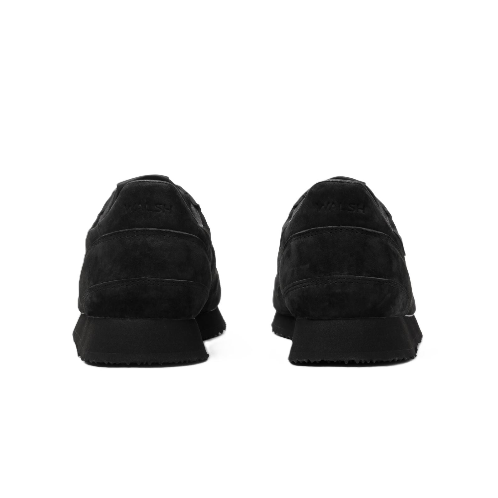 Walsh Ensign Leather Men's Black Trainers