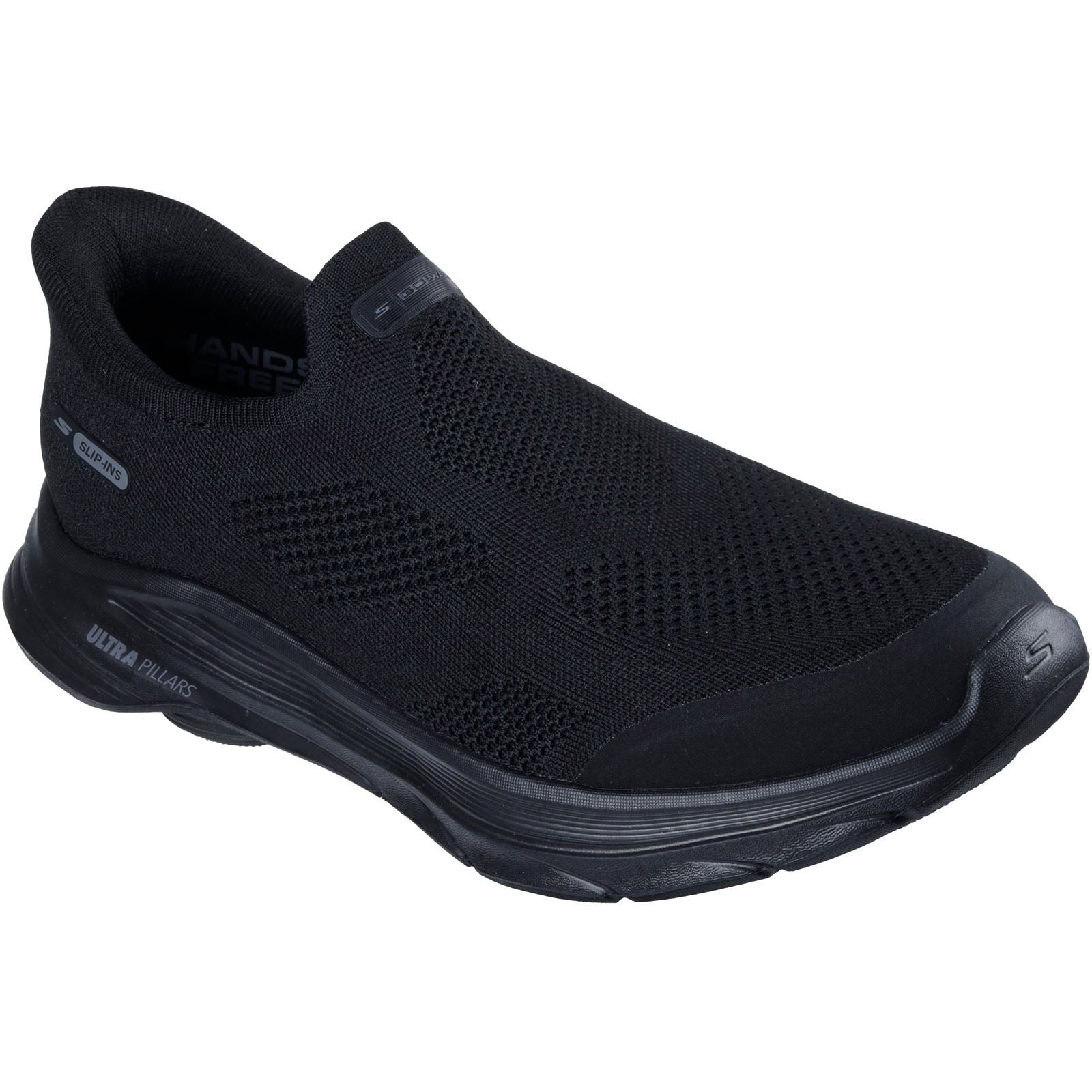Skechers Go Walk 8 Pelayo Textile Men's Black Trainers
