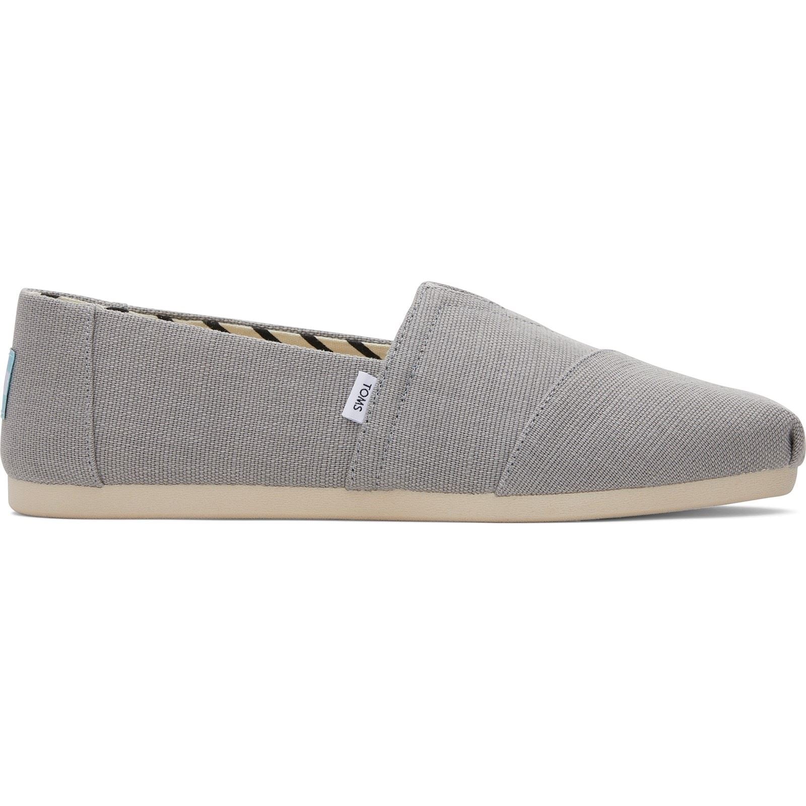 TOMS Alpargata Classic Cotton Men's Drizzle Grey Espadrilles