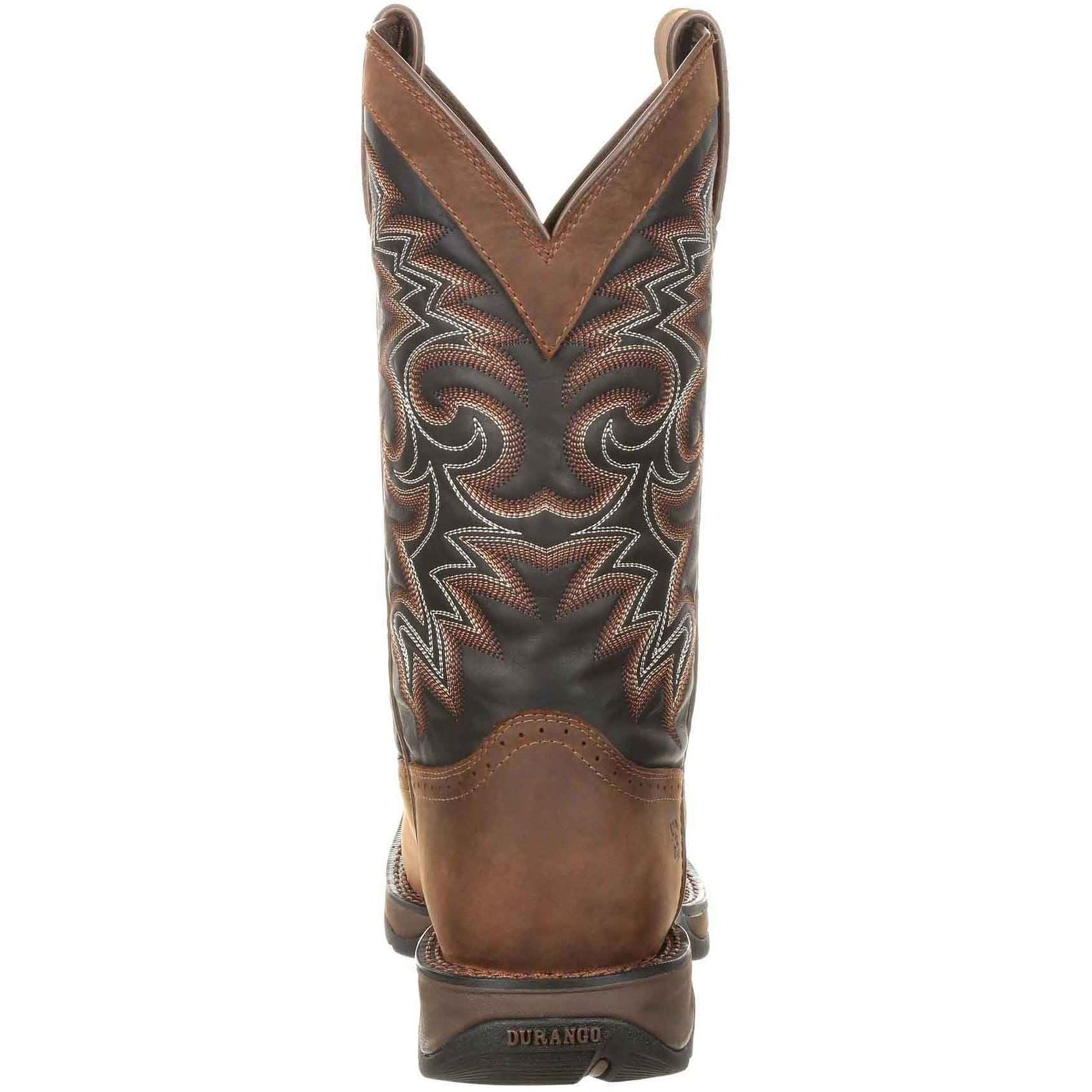 Durango Rebel Leather Men's Chocolate/Midnight Boots