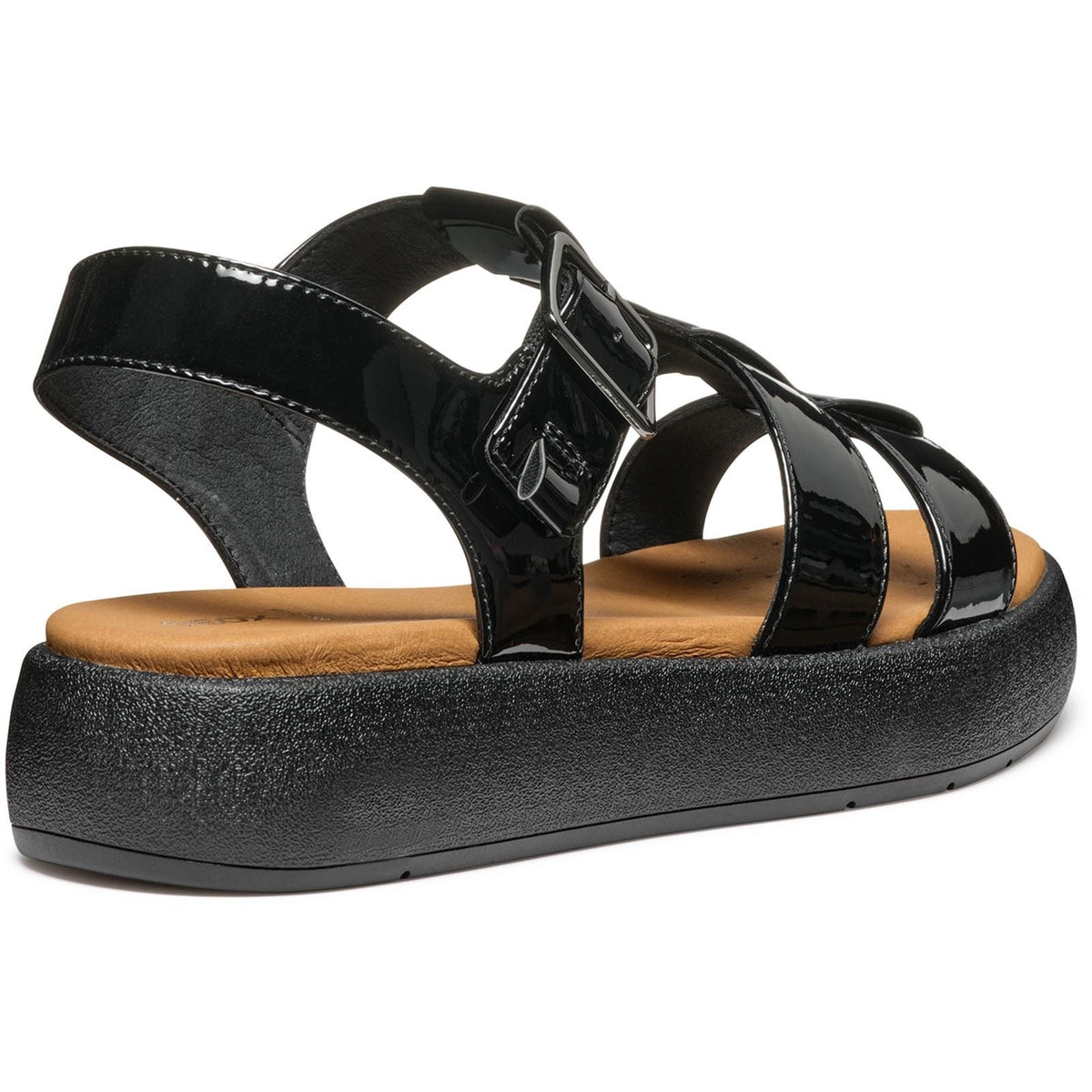 Geox D CAMALEI Synthetic Women's Black Sandals