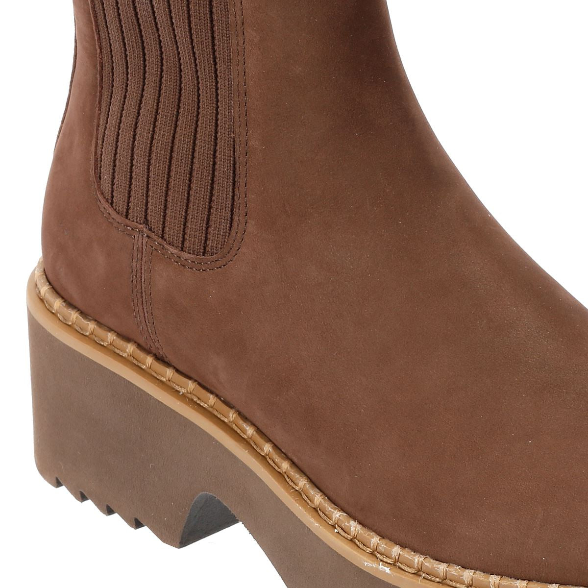 TOMS Millie Nubuck Leather Women's Dark Brown Boots