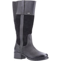 Hush Puppies Samara Leather Women's Black Boots