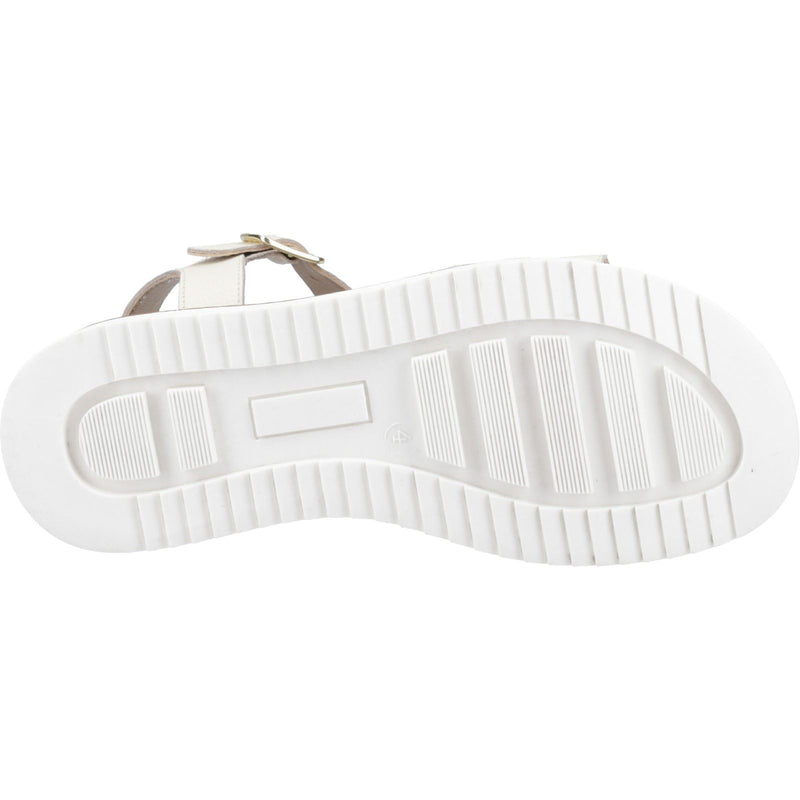 Hush Puppies Cassie Nubuck Women's Cream Sandals