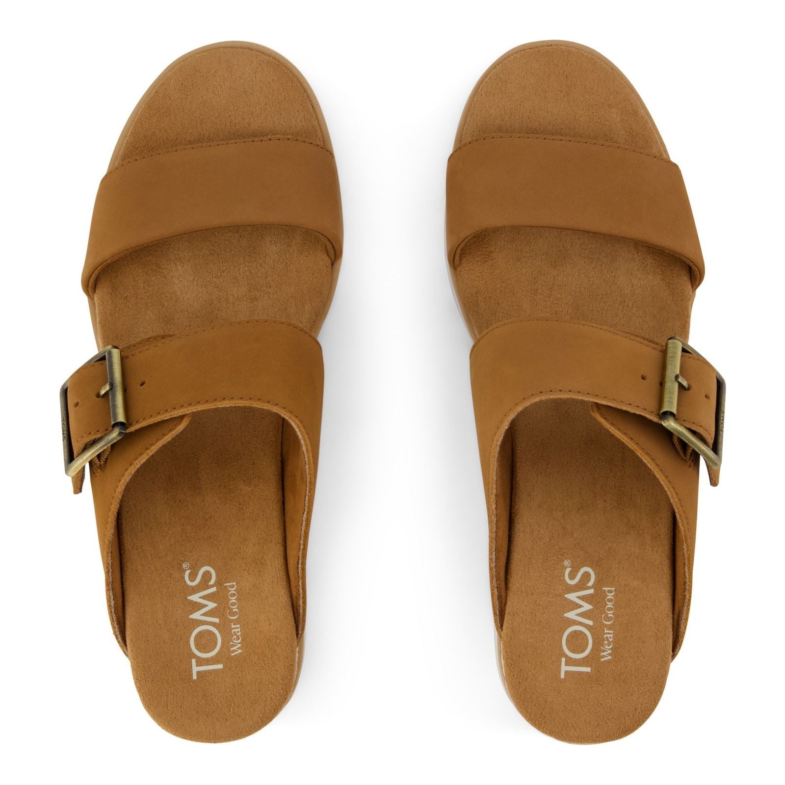 TOMS Diana Leather Women's Brown Sugar Sandals