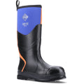 Muck Boots Chore Max S5 Rubber Blue/Orange Wellington Boots