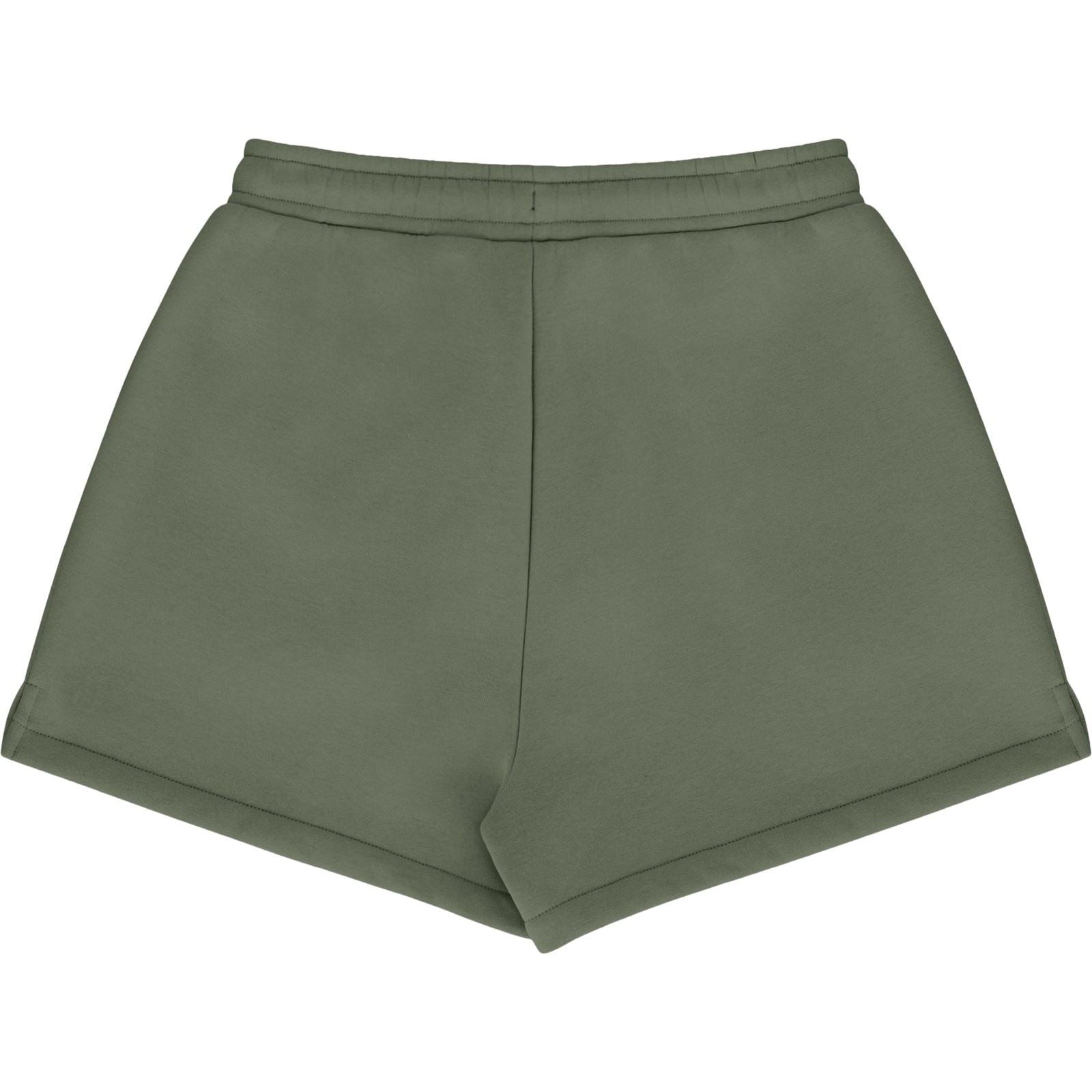 Hunter Lunan Cotton Women's Green Mid-Length Shorts