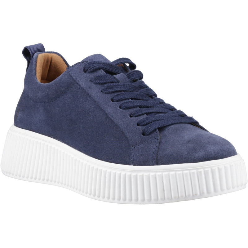Hush Puppies Harlow Suede Suede Women's Indigo Trainers
