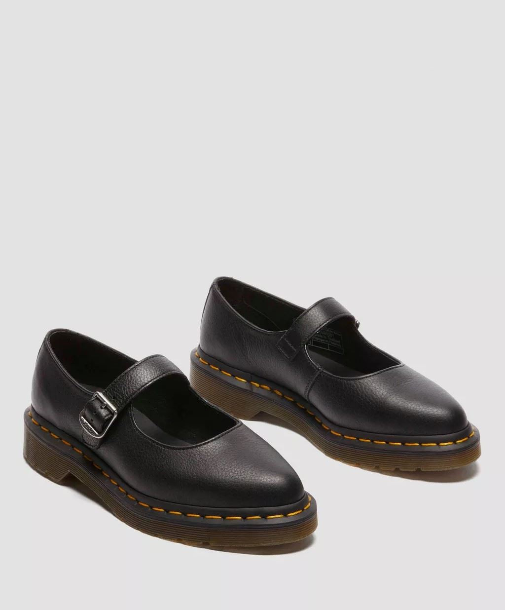 Dr. Martens Elphie Mary Jane Virginia Leather Women's Black Shoes