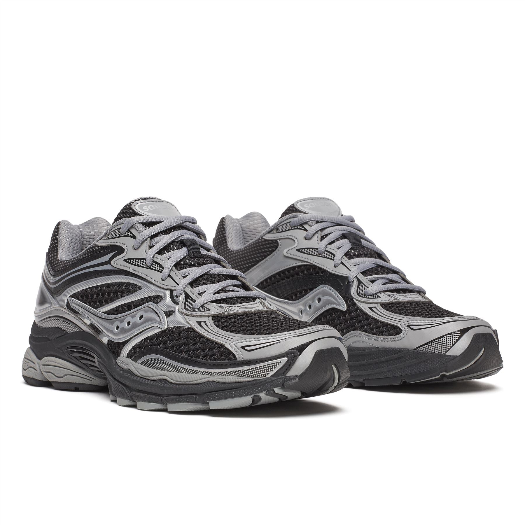 Saucony Progrid Omni 9 Black/Silver Trainers