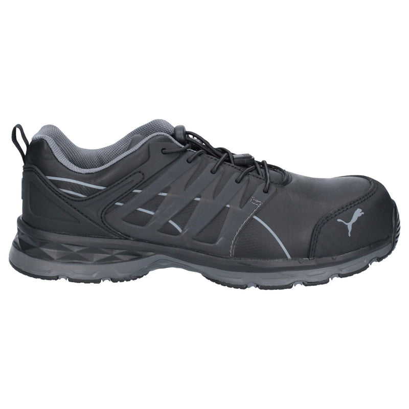 Puma Safety Velocity 2.0 Leather Black Safety Shoes