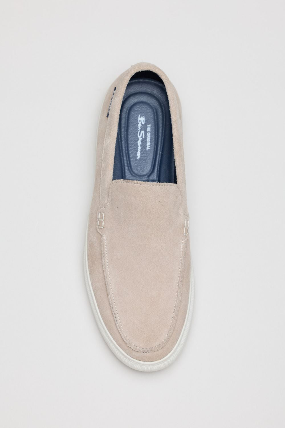 Ben Sherman Almer Suede Men's Stone Loafers