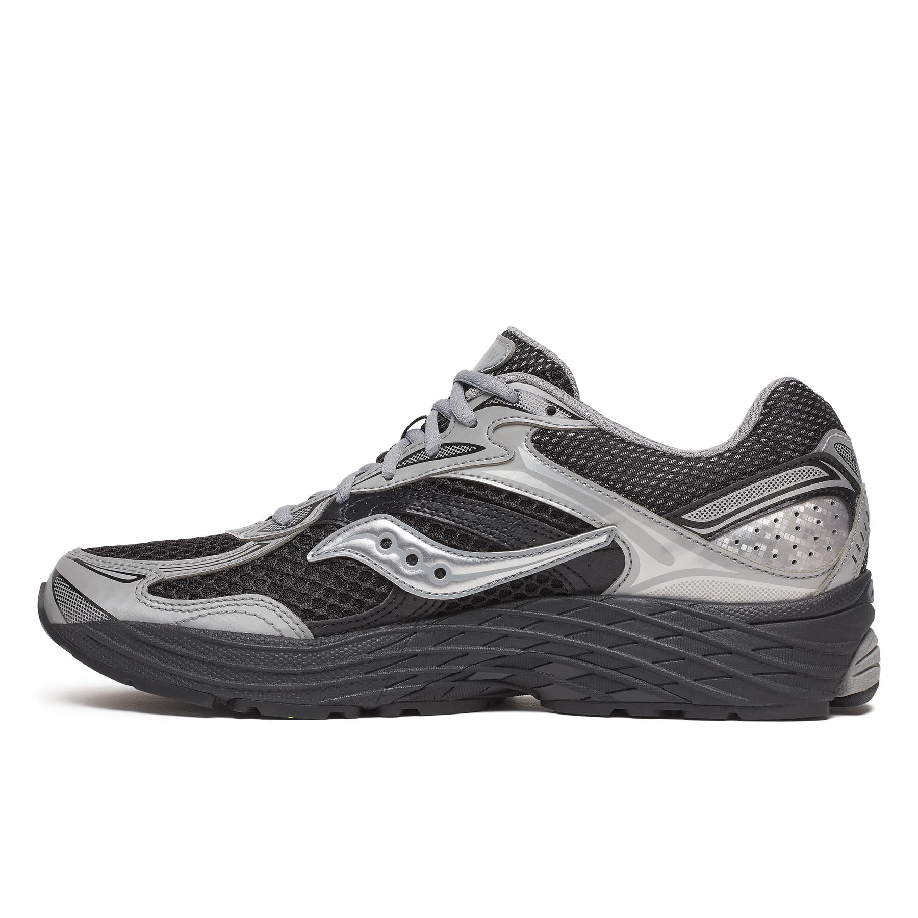 Saucony Progrid Omni 9 Black/Silver Trainers