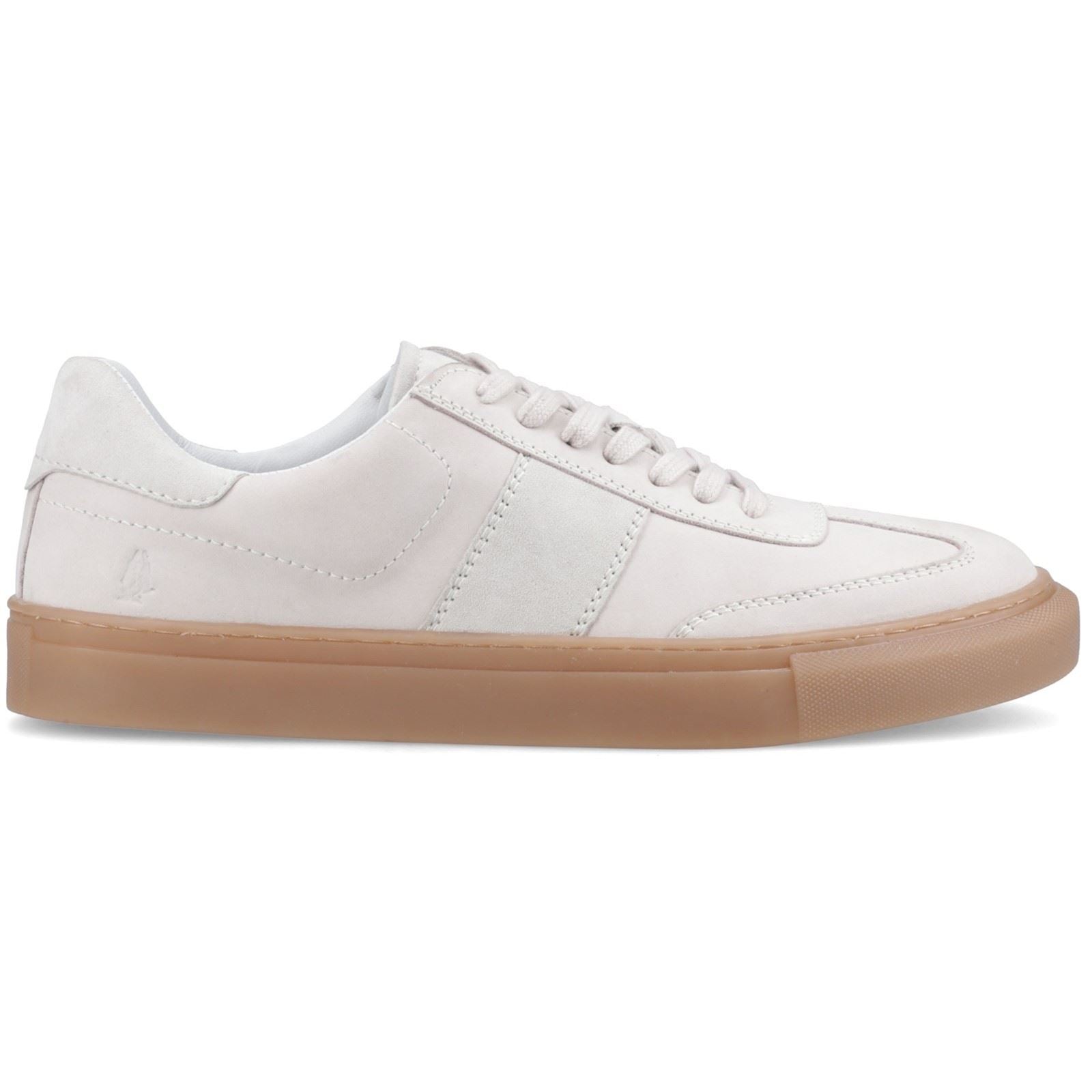 Hush Puppies Riley Suede Men's White Trainers