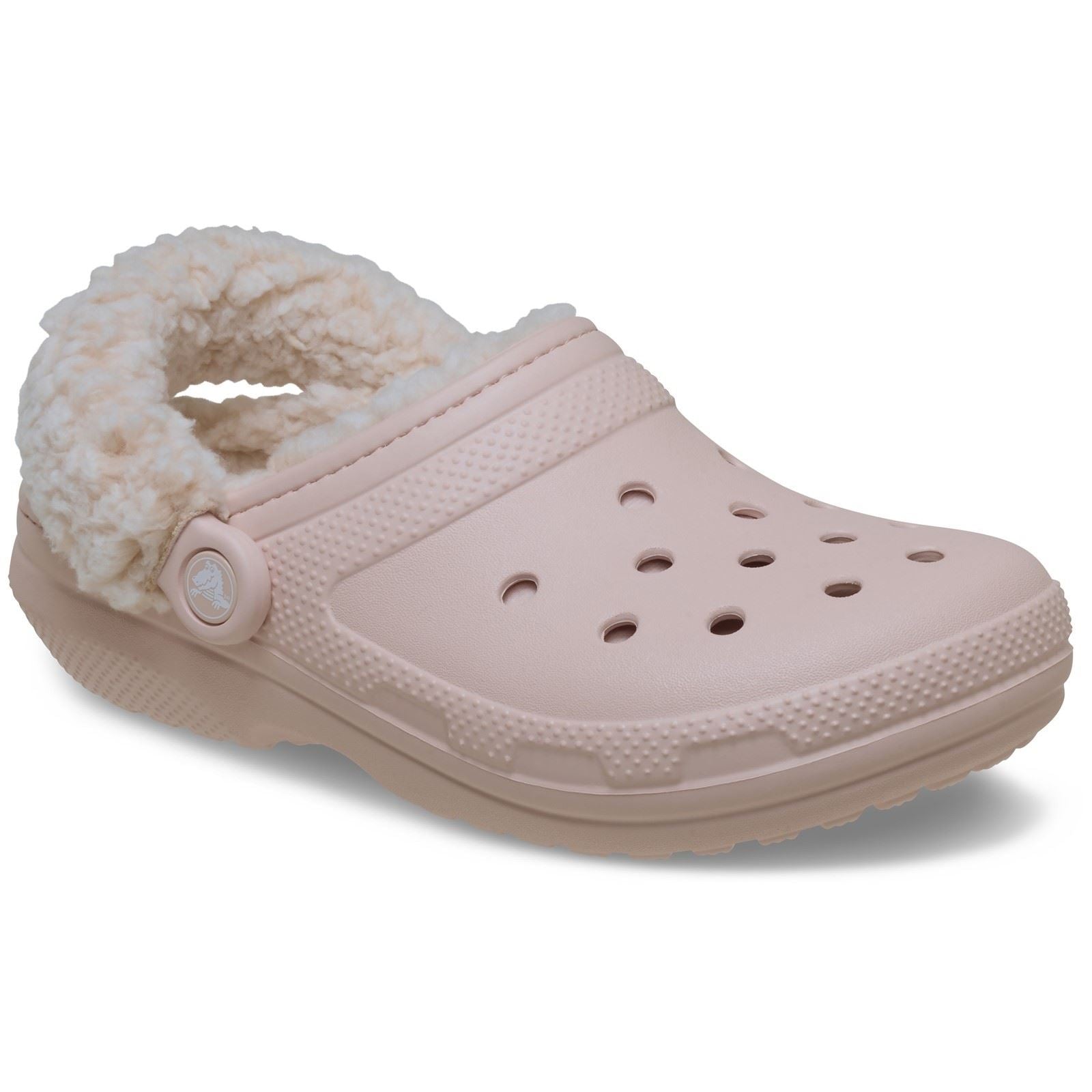 Crocs Classic Fleece Lined Polyester Blend Women's Quartz Clogs