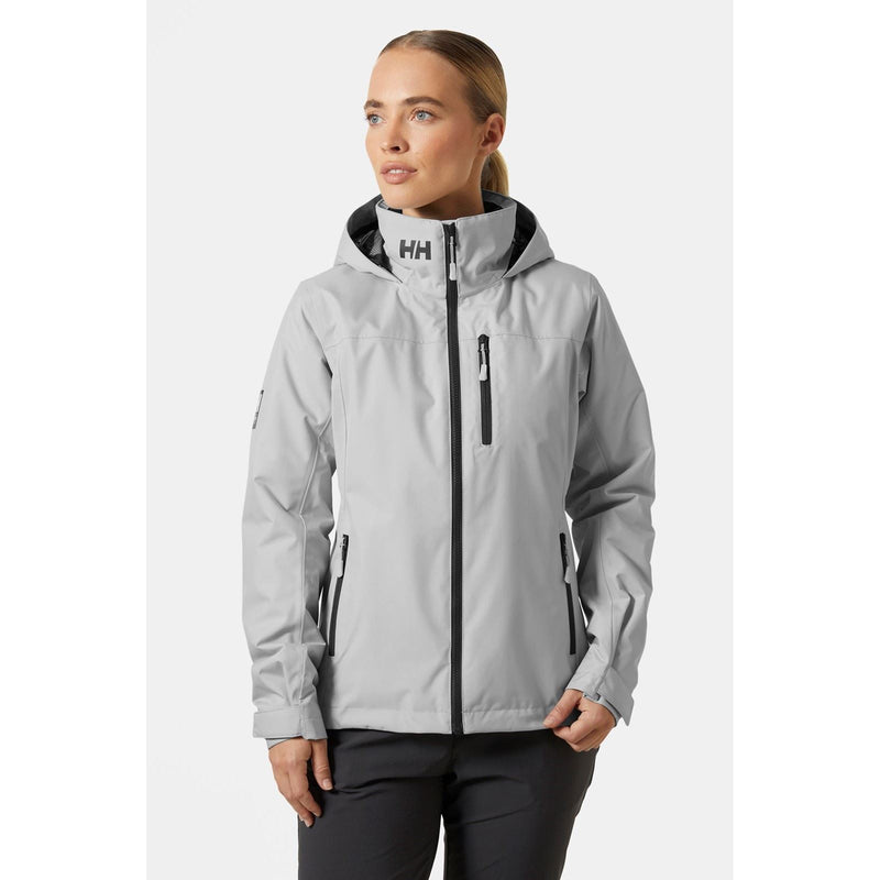 Helly Hansen Sport Crew Hooded Midlayer Sailing 2.0 Women's Grey Sailing Jacket