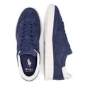 Ralph Lauren Bedford Suede Navy/White Trainers