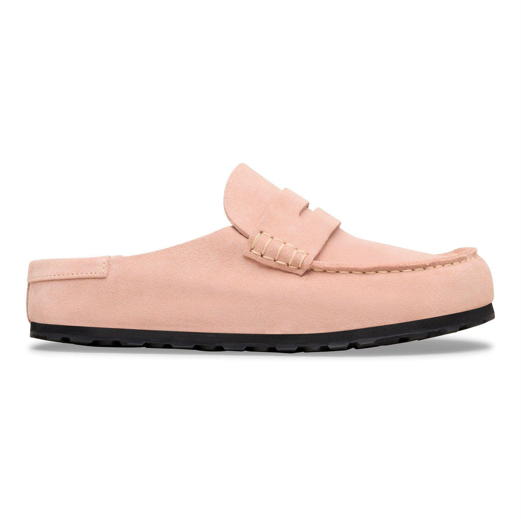 Birkenstock Naples Suede Women's Pink Clay Regular Clogs