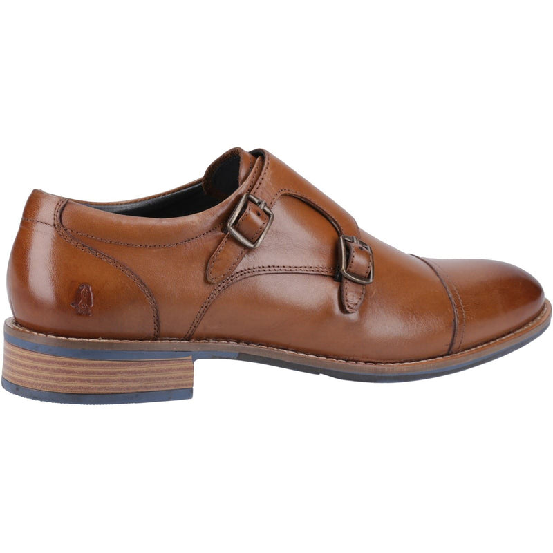 Hush Puppies David Leather Men's Tan Double Monk Shoes