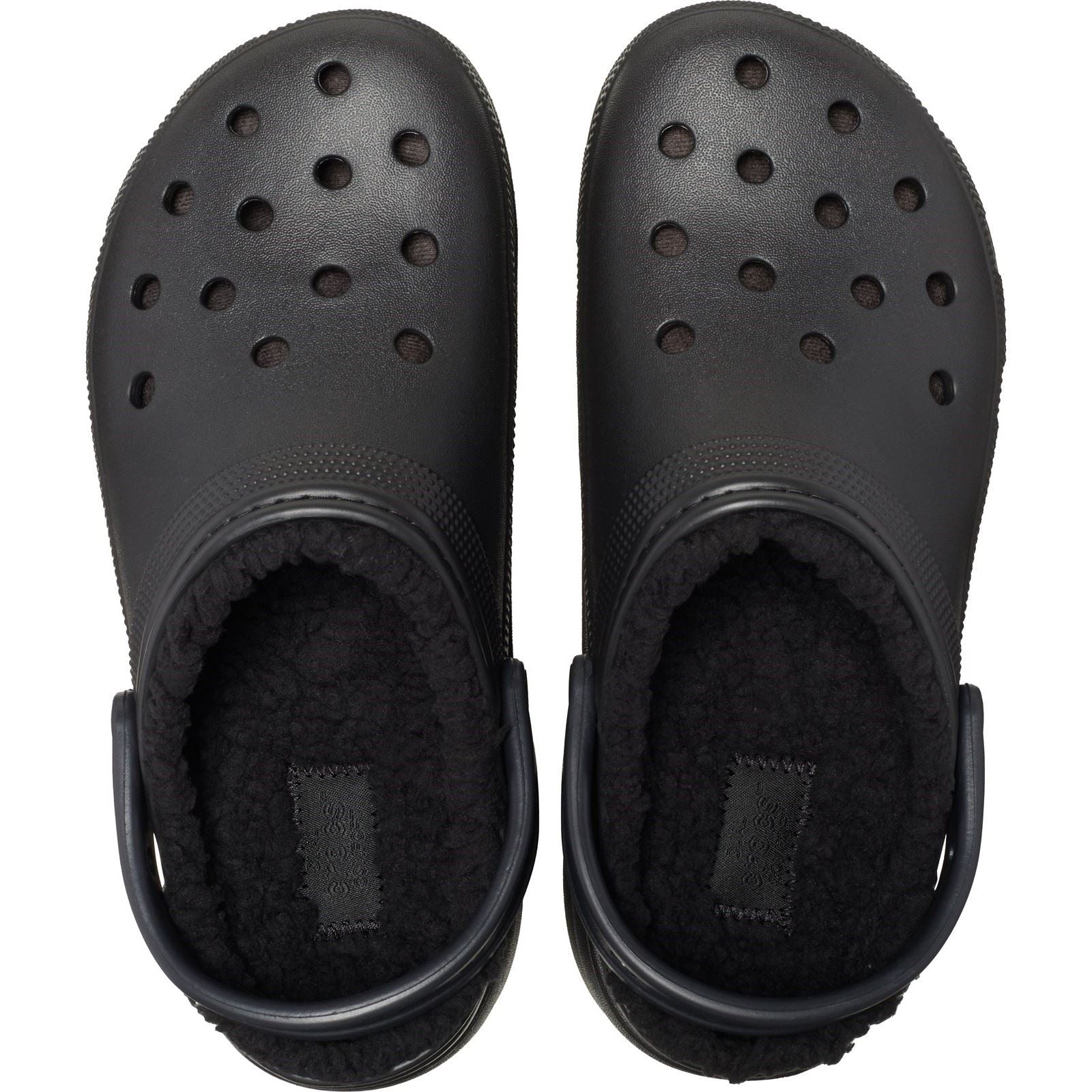 Crocs Classic Platform Lined Synthetic Women's Black Clogs