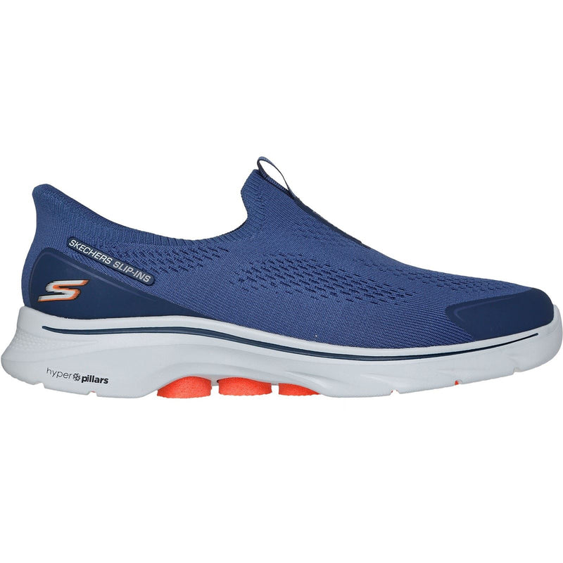 Skechers GO WALK 7 Easy On Evolution Textile Men's Navy Trainers