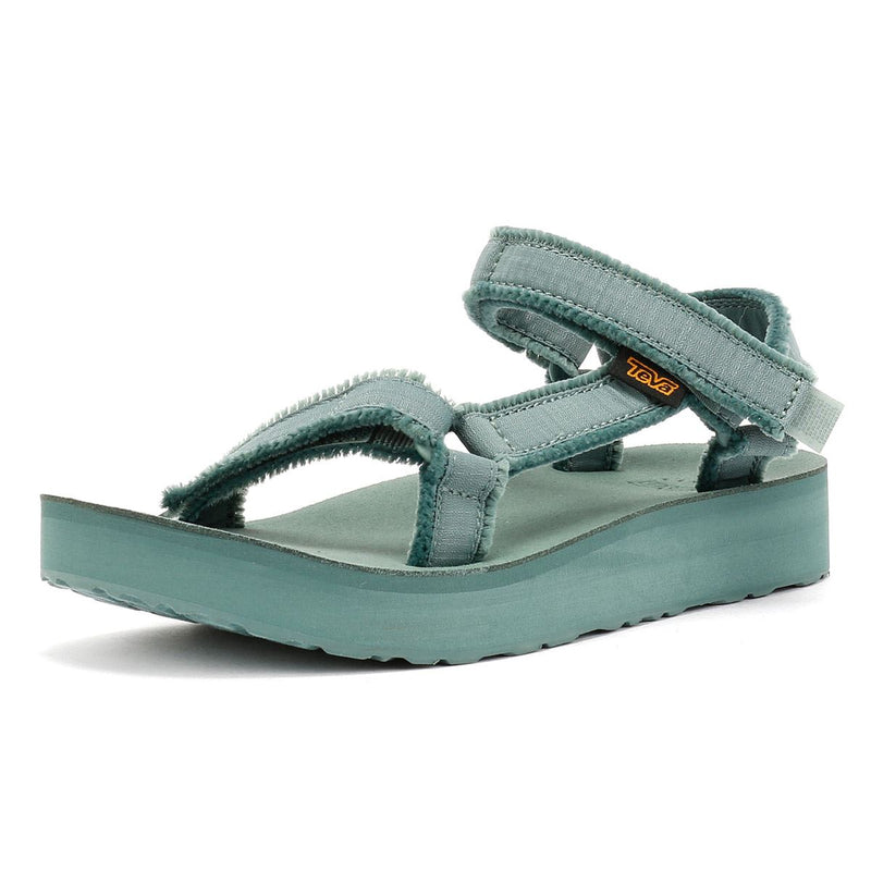 Teva Midform Universal Canvas Women's Silver Pine Sandals