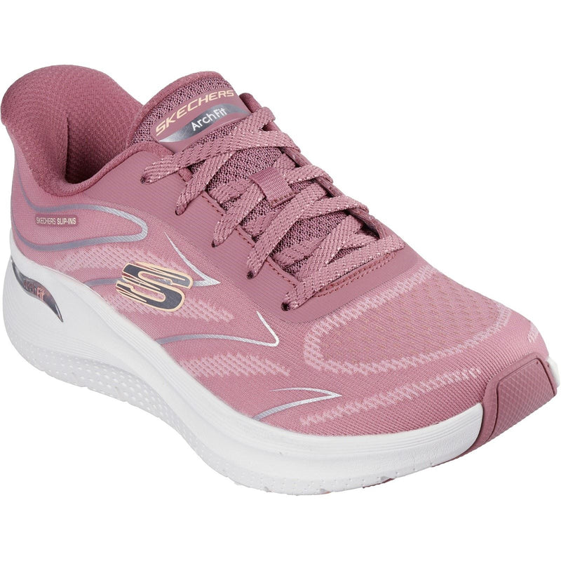 Skechers Arch Fit 2.0 Textile Women's Dark Mauve Trainers