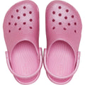 Crocs Classic Glitter Synthetic Kids Pink Tweed Glitter Clogs