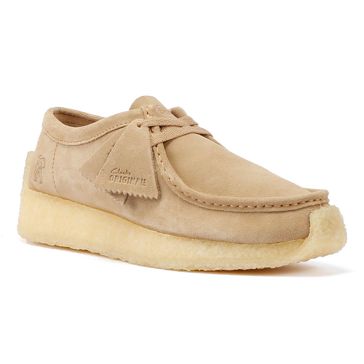 Clarks Originals Rossendale Suede Men's Desert Tan Lace-Up Shoes