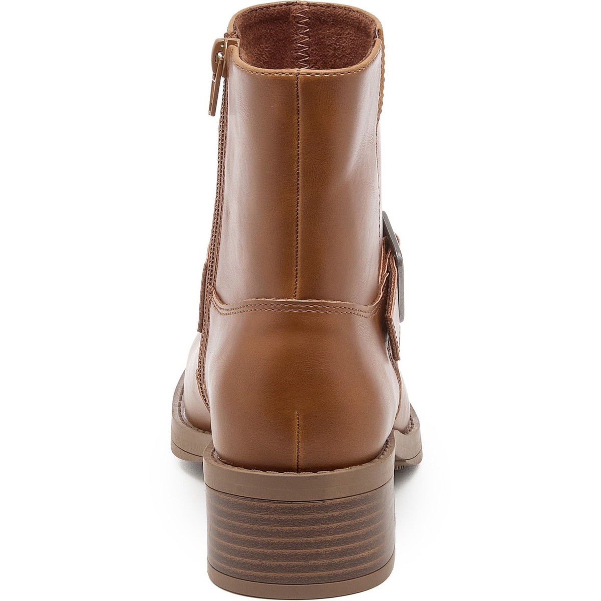 Rocket Dog Freddie Titan Polyurethane Women's Cognac Heeled Ankle Boots
