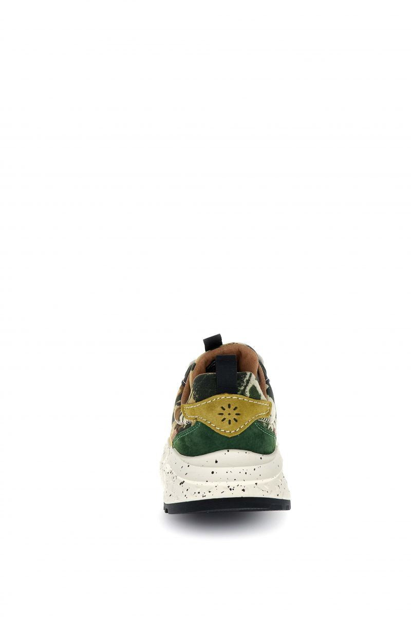 Flower Mountain Wave Suede Men's Camouflage Trainers