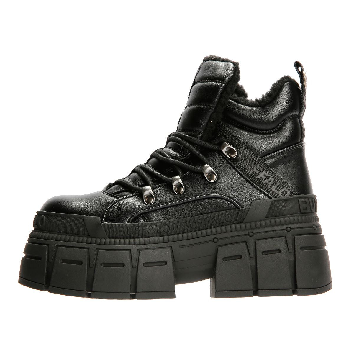 Buffalo Gospher Hike Mid Pad Women's Black Boots
