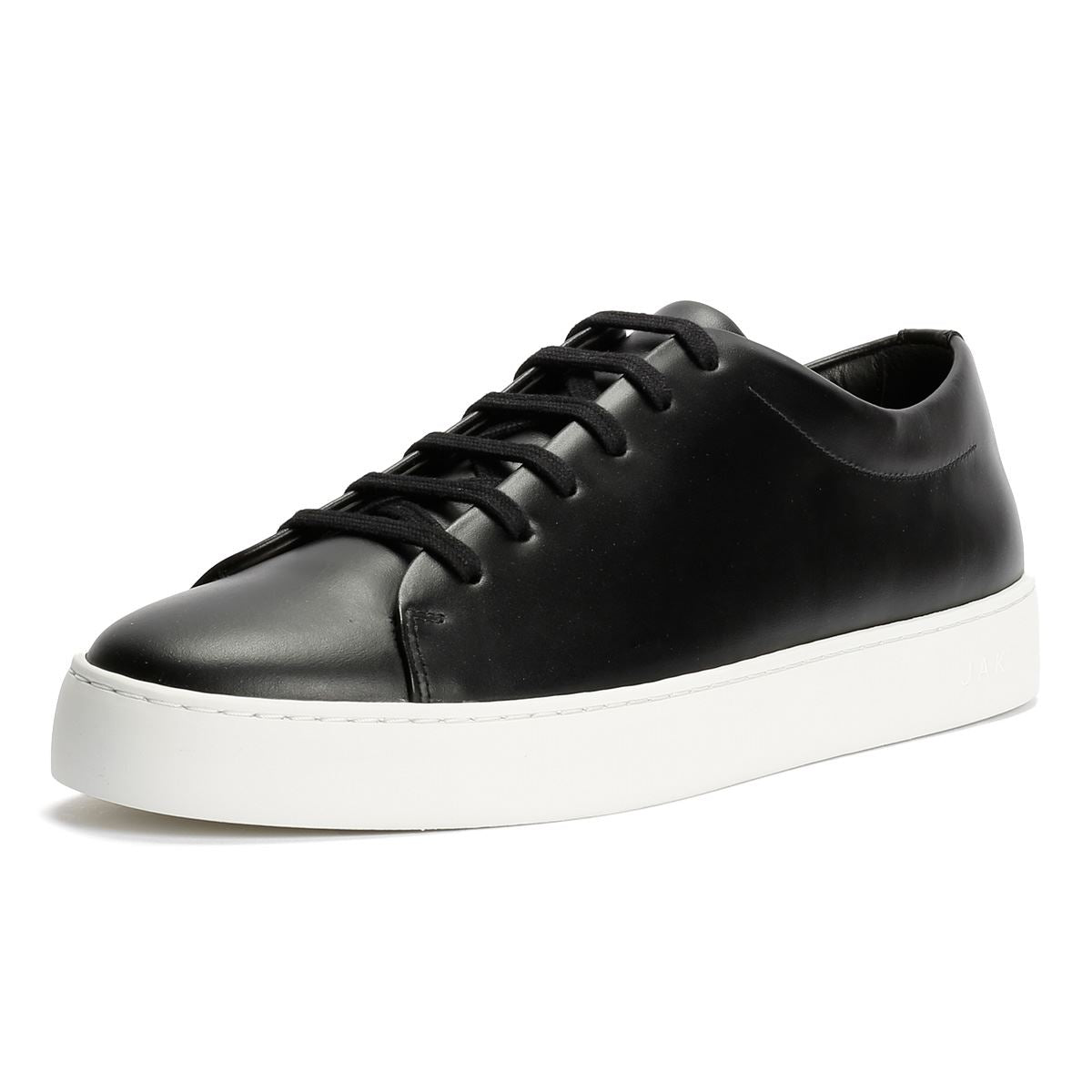 JAK Royal Leather Men's Black Trainers