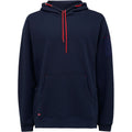 Hard Yakka Brushed Fleece Synthetic Men's Blue Hooded Sweatshirt
