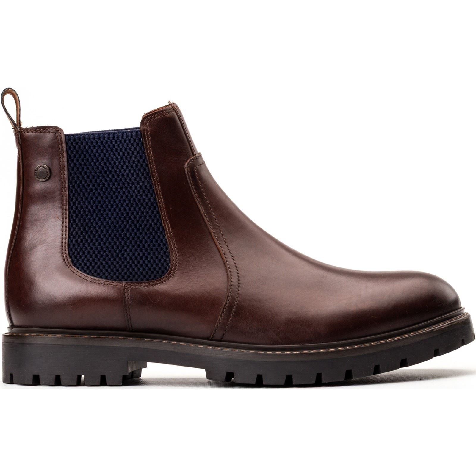 Base London Zinc Leather Men's Brown Boots