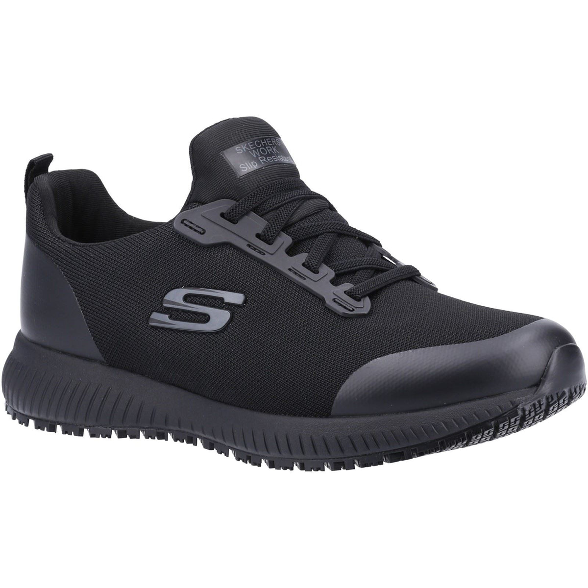 Skechers Workwear Squad Sr Wide Textile Women's Black Safety Trainers