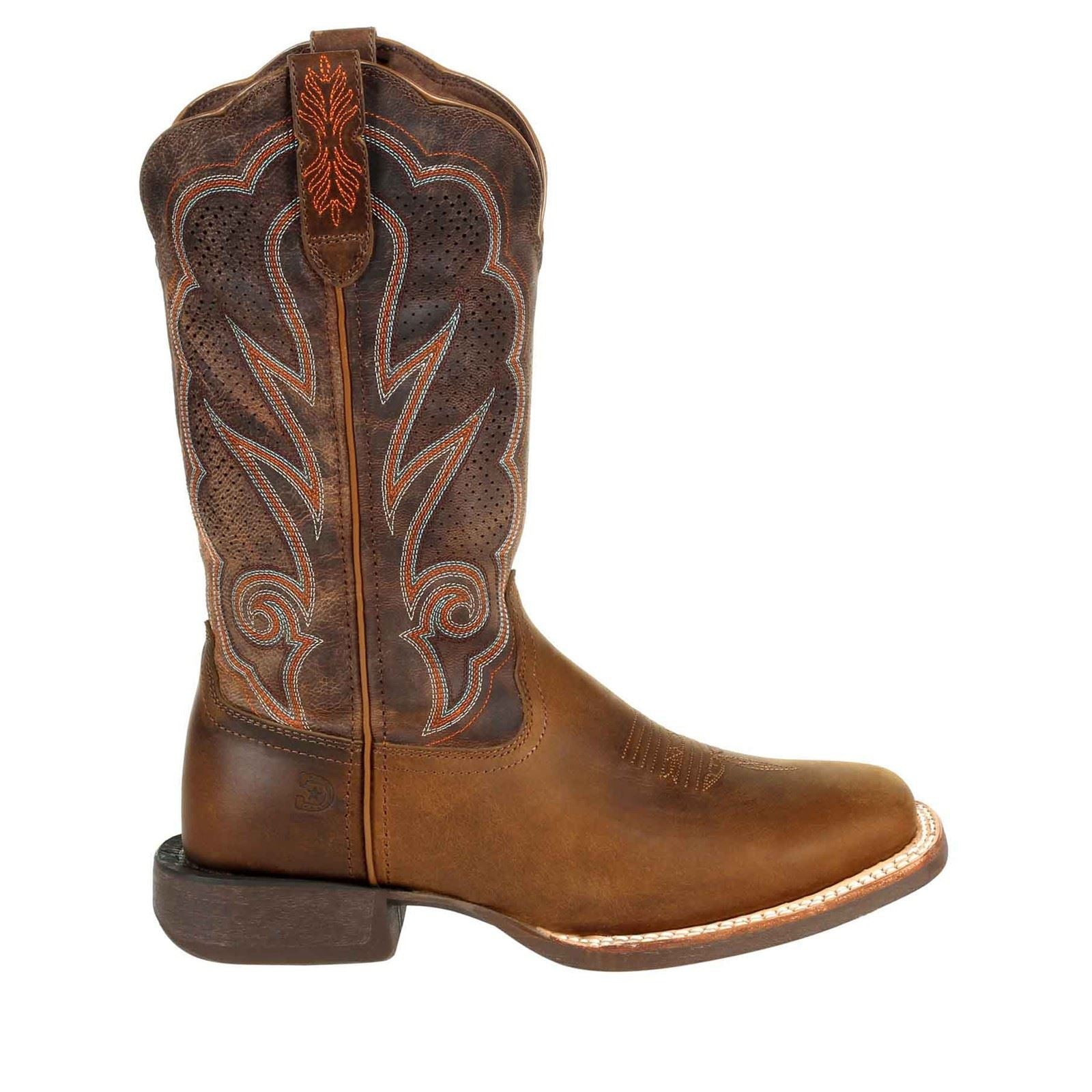 Durango Rebel Pro Leather Women's Distressed Cognac Boots
