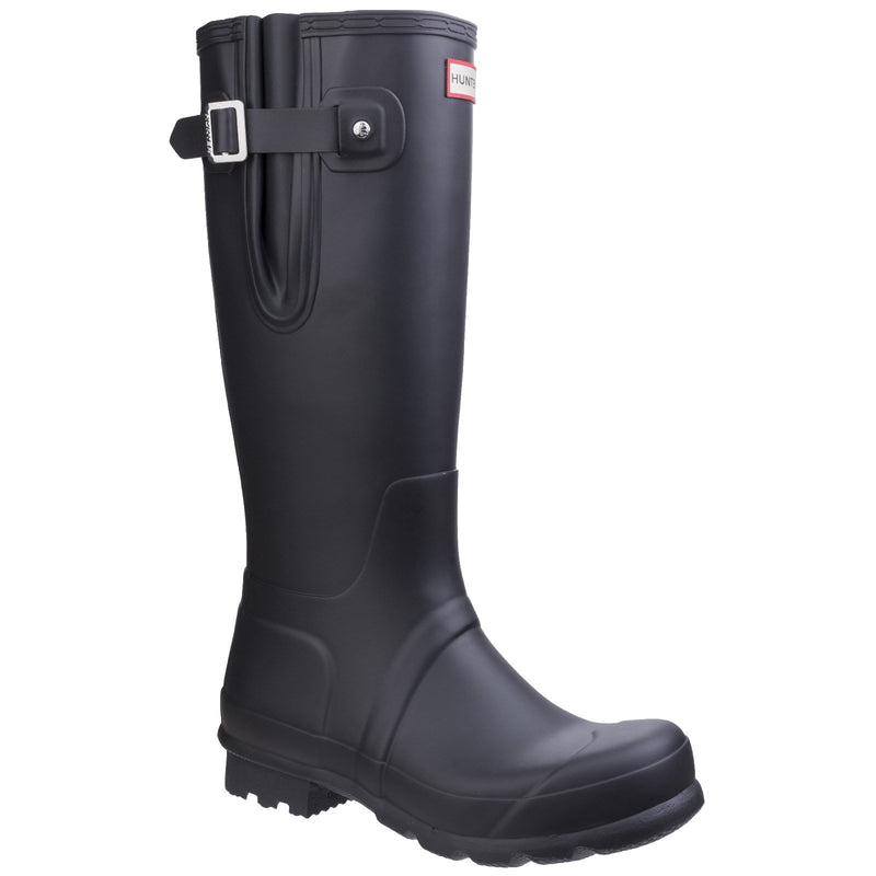 Hunter Mens Black Original Side Adjustable Wellington Boots
