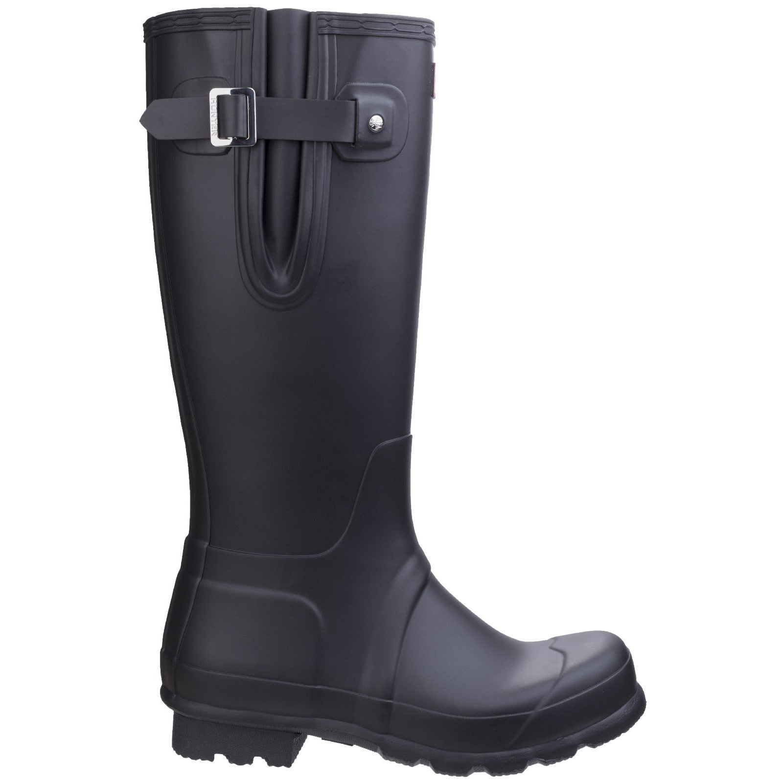 Hunter Mens Black Original Side Adjustable Wellington Boots