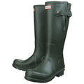 Hunter Mens Matt Olive Original Side Adjustable Wellington Boots