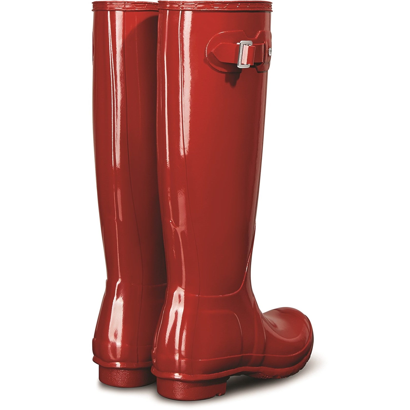 Hunter Womens Gloss Red Original Tall Wellington Boots