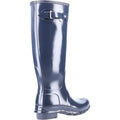 Hunter Womens Navy Gloss Original Tall Wellington Boots