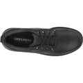 Skechers Mens Tom Cats 6618-BOL Black Lace Up Shoes