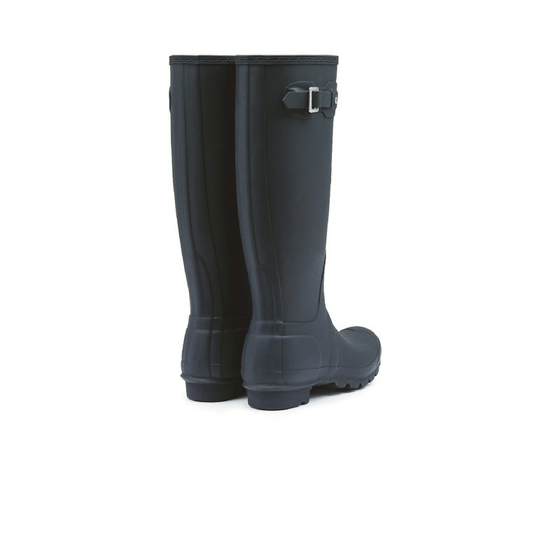 Hunter Womens Matt Navy Original Tall Wellington Boots