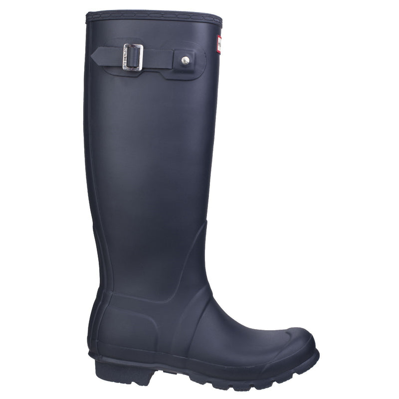 Hunter Womens Matt Navy Original Tall Wellington Boots