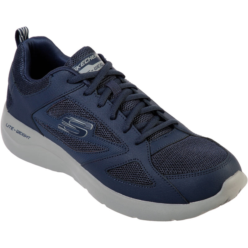 Skechers Mens Dynamight 2.0 SK58363-NVY Navy Lace Up Shoes