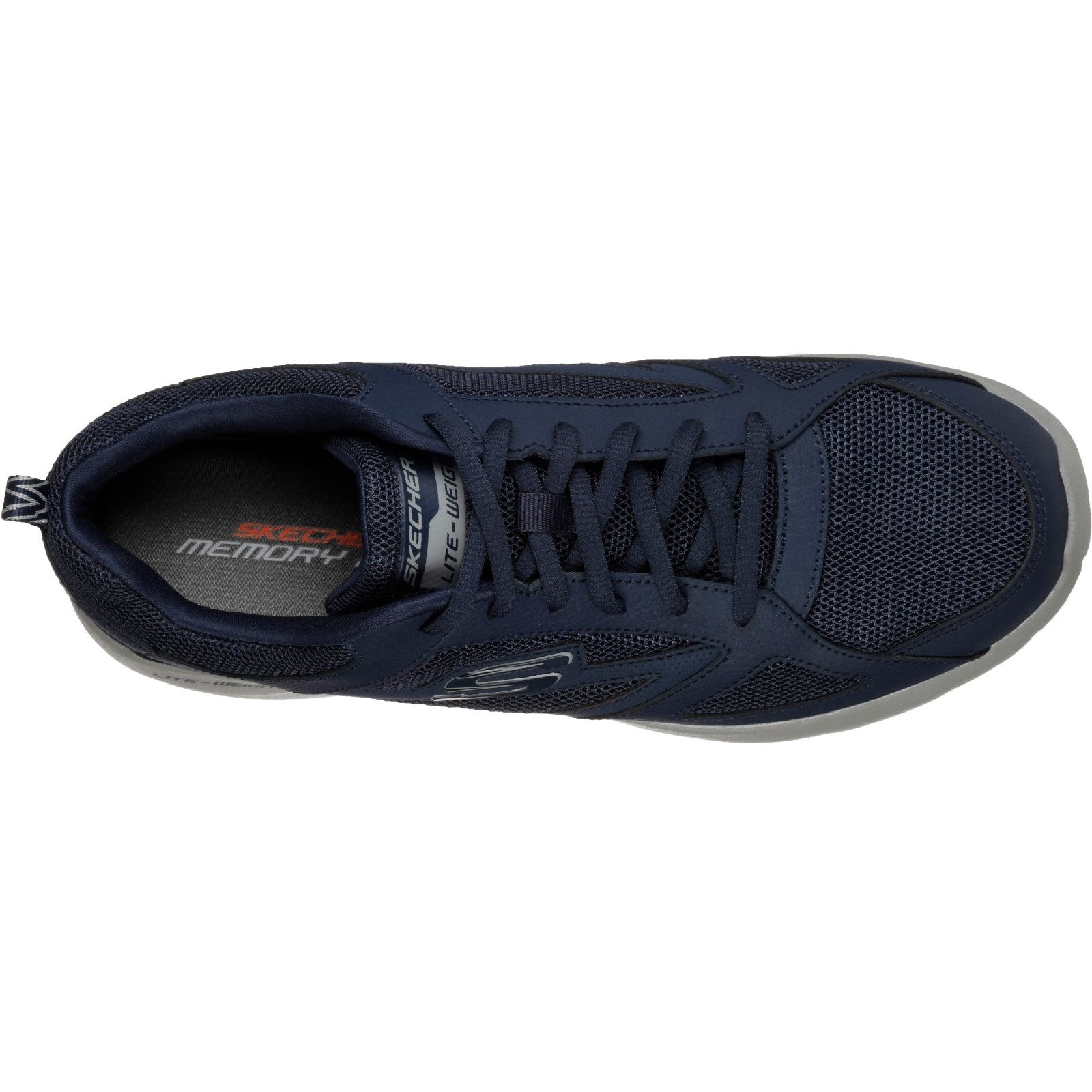 Skechers Mens Dynamight 2.0 SK58363-NVY Navy Lace Up Shoes