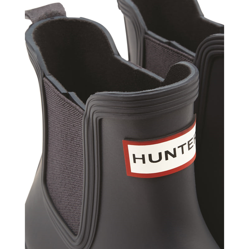 Hunter Womens Mattt Navy Original Chelsea Boots